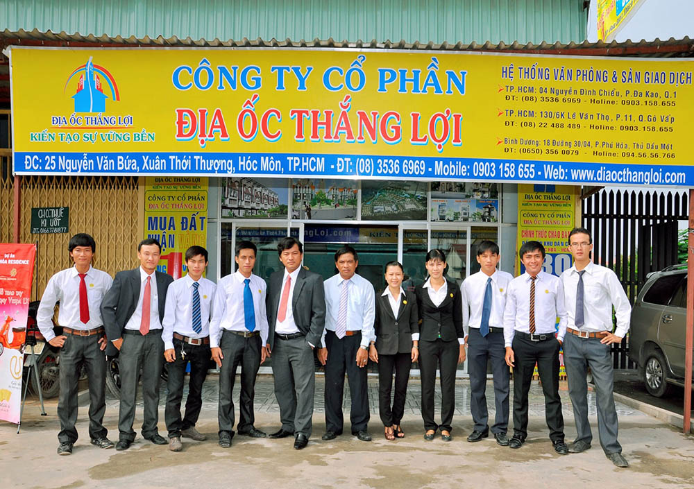 Thành lập công ty CP Địa Ốc Thắng Lợi